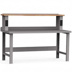Rousseau Metal - Stationary Work Benches, Tables Type: Work Bench Top Material: Painted Steel - USA Tool & Supply