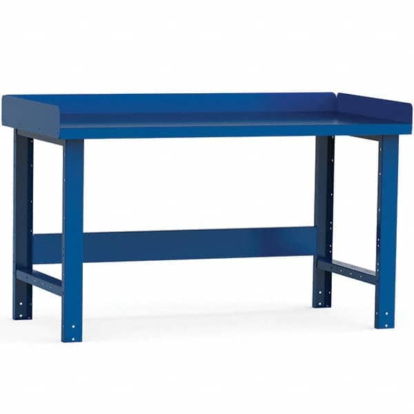 Rousseau Metal - Stationary Work Benches, Tables Type: Work Bench Top Material: Painted Steel - USA Tool & Supply