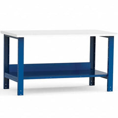 Rousseau Metal - Stationary Work Benches, Tables Type: Work Bench Top Material: Laminated Plastic - USA Tool & Supply