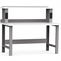 Rousseau Metal - Stationary Work Benches, Tables Type: Work Bench Top Material: Laminated Plastic - USA Tool & Supply