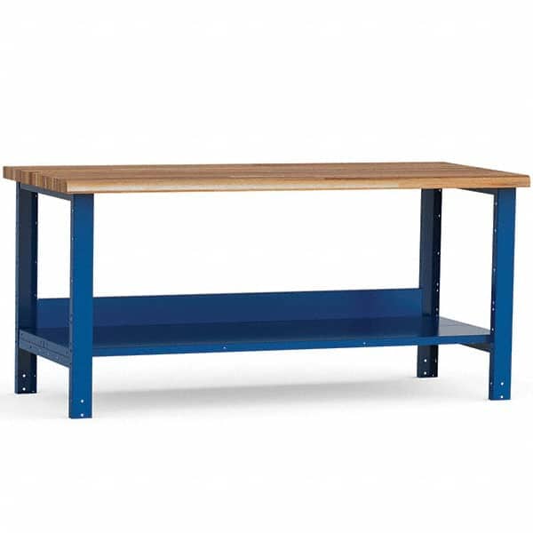 Rousseau Metal - Stationary Work Benches, Tables Type: Work Bench Top Material: Laminated Wood - USA Tool & Supply