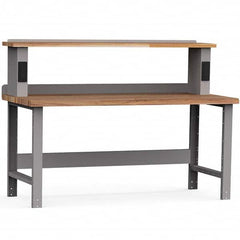 Rousseau Metal - Stationary Work Benches, Tables Type: Work Bench Top Material: Laminated Wood - USA Tool & Supply