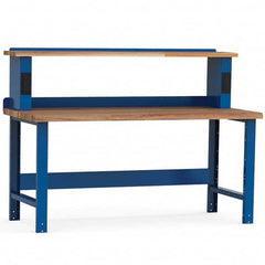 Rousseau Metal - Stationary Work Benches, Tables Type: Work Bench Top Material: Laminated Wood - USA Tool & Supply