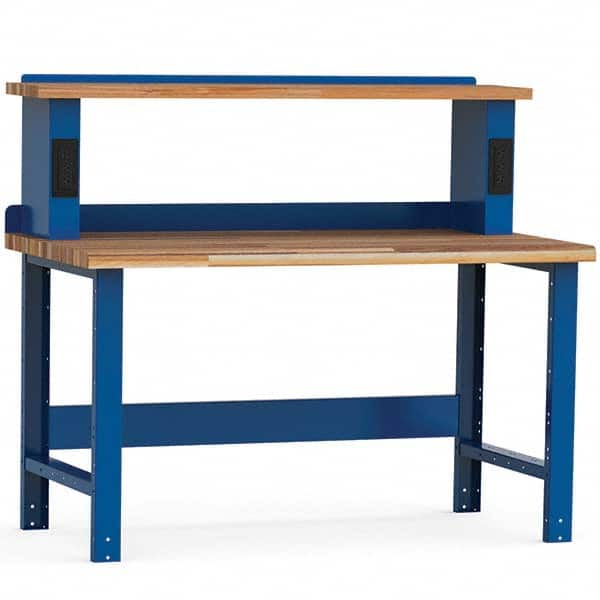 Rousseau Metal - Stationary Work Benches, Tables Type: Work Bench Top Material: Laminated Wood - USA Tool & Supply