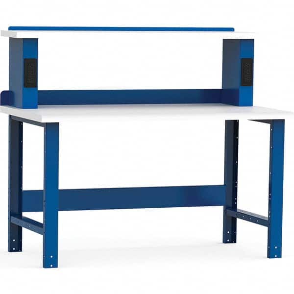 Rousseau Metal - Stationary Work Benches, Tables Type: Work Bench Top Material: Laminated Plastic - USA Tool & Supply