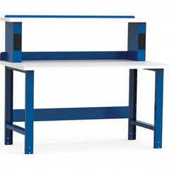 Rousseau Metal - Stationary Work Benches, Tables Type: Work Bench Top Material: Laminated Plastic - USA Tool & Supply
