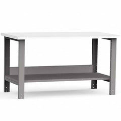 Rousseau Metal - Stationary Work Benches, Tables Type: Work Bench Top Material: Laminated Plastic - USA Tool & Supply