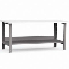 Rousseau Metal - Stationary Work Benches, Tables Type: Work Bench Top Material: Laminated Plastic - USA Tool & Supply