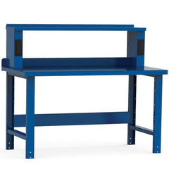 Rousseau Metal - Stationary Work Benches, Tables Type: Work Bench Top Material: Painted Steel - USA Tool & Supply