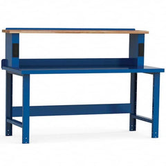 Rousseau Metal - Stationary Work Benches, Tables Type: Work Bench Top Material: Painted Steel - USA Tool & Supply