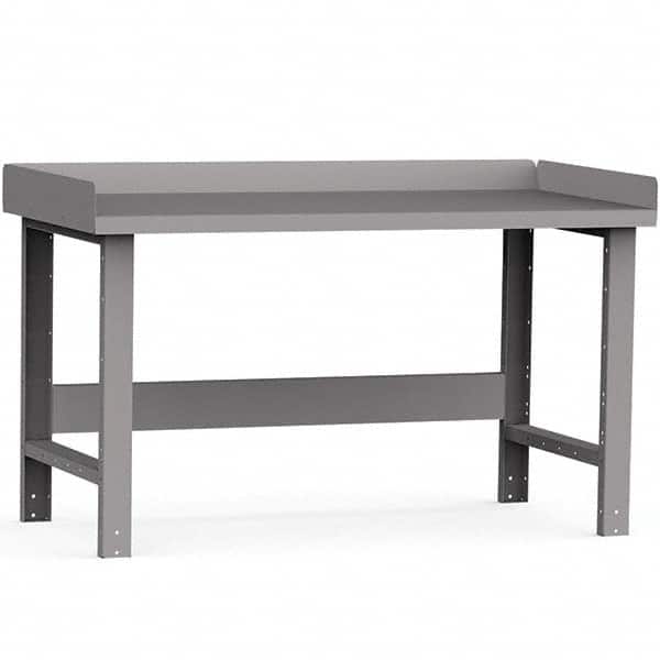 Rousseau Metal - Stationary Work Benches, Tables Type: Work Bench Top Material: Painted Steel - USA Tool & Supply