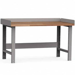 Rousseau Metal - Stationary Work Benches, Tables Type: Work Bench Top Material: Laminated Wood - USA Tool & Supply