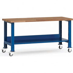 Rousseau Metal - Mobile Work Benches Type: Mobile Workbench Length: 72 (Inch) - USA Tool & Supply