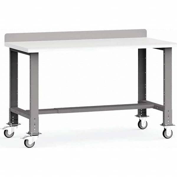 Rousseau Metal - Mobile Work Benches Type: Mobile Workbench Length: 60 (Inch) - USA Tool & Supply