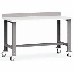 Rousseau Metal - Stationary Work Benches, Tables Type: Work Bench Top Material: Laminated Plastic - USA Tool & Supply