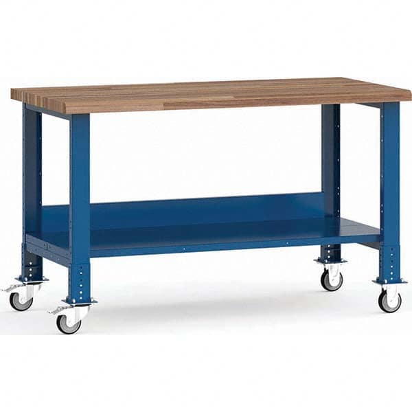 Rousseau Metal - Mobile Work Benches Type: Mobile Workbench Length: 60 (Inch) - USA Tool & Supply