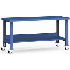 Rousseau Metal - Mobile Work Benches Type: Mobile Workbench Length: 72 (Inch) - USA Tool & Supply
