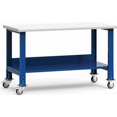 Rousseau Metal - Mobile Work Benches Type: Mobile Workbench Length: 60 (Inch) - USA Tool & Supply