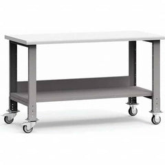 Rousseau Metal - Mobile Work Benches Type: Mobile Workbench Length: 60 (Inch) - USA Tool & Supply