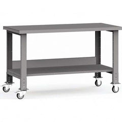 Rousseau Metal - Mobile Work Benches Type: Mobile Workbench Length: 60 (Inch) - USA Tool & Supply
