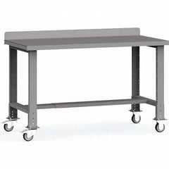Rousseau Metal - Mobile Work Benches Type: Mobile Workbench Length: 60 (Inch) - USA Tool & Supply