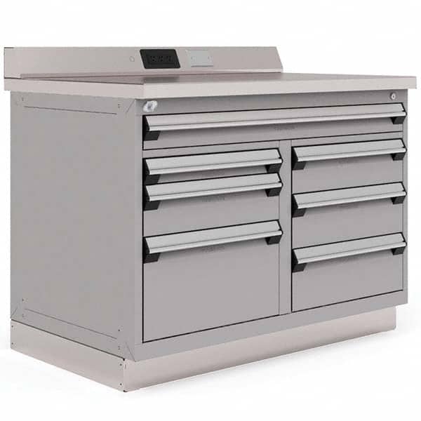 Rousseau Metal - Stationary Workstations Type: Work Center Load Capacity (Lb.): 2000 - USA Tool & Supply