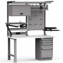 Rousseau Metal - Stationary Workstations Type: Work Center Load Capacity (Lb.): 775 - USA Tool & Supply