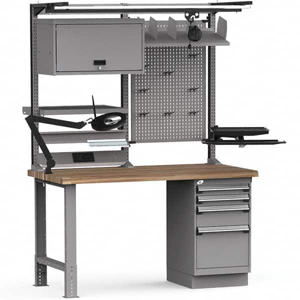 Rousseau Metal - Stationary Workstations Type: Work Center Load Capacity (Lb.): 2750 - USA Tool & Supply