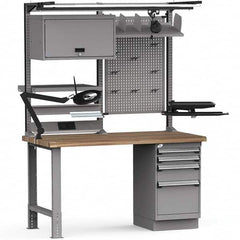 Rousseau Metal - Stationary Workstations Type: Work Center Load Capacity (Lb.): 2750 - USA Tool & Supply