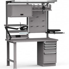 Rousseau Metal - Stationary Workstations Type: Work Center Load Capacity (Lb.): 1100 - USA Tool & Supply