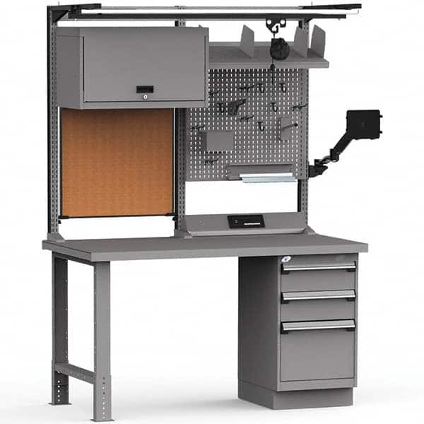Rousseau Metal - Stationary Workstations Type: Work Center Load Capacity (Lb.): 1100 - USA Tool & Supply