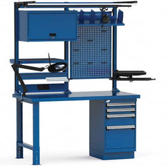 Rousseau Metal - Stationary Workstations Type: Work Center Load Capacity (Lb.): 1100 - USA Tool & Supply
