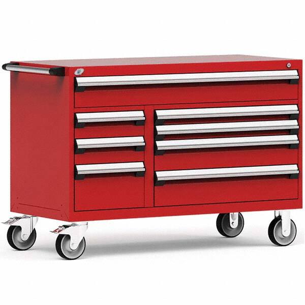 Rousseau Metal - Tool Roller Cabinets Drawers Range: 5 - 10 Drawers Width Range: 48" and Wider - USA Tool & Supply