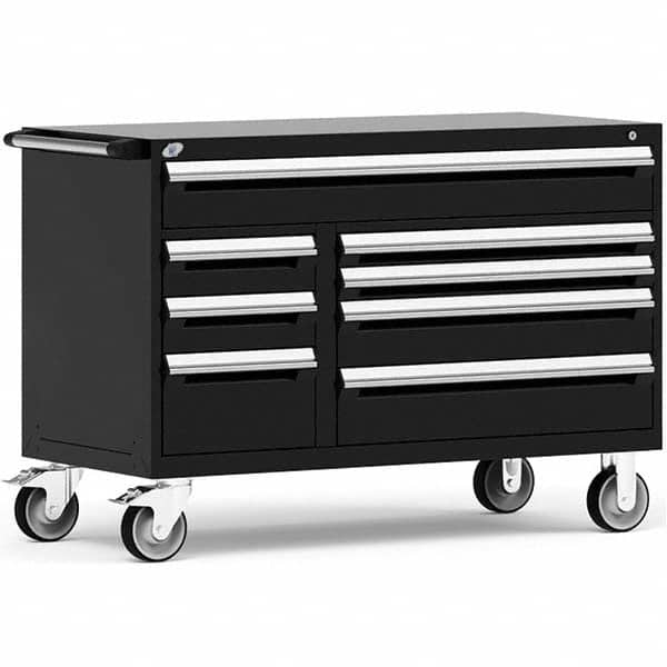 Rousseau Metal - Tool Roller Cabinets Drawers Range: 5 - 10 Drawers Width Range: 48" and Wider - USA Tool & Supply