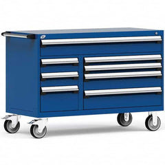 Rousseau Metal - Tool Roller Cabinets Drawers Range: 5 - 10 Drawers Width Range: 48" and Wider - USA Tool & Supply