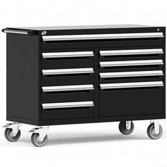 Rousseau Metal - Tool Roller Cabinets Drawers Range: 5 - 10 Drawers Width Range: 48" and Wider - USA Tool & Supply