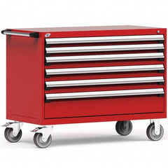Rousseau Metal - Tool Roller Cabinets Drawers Range: 5 - 10 Drawers Width Range: 48" and Wider - USA Tool & Supply