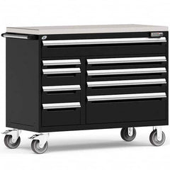 Rousseau Metal - Tool Roller Cabinets Drawers Range: 5 - 10 Drawers Width Range: 48" and Wider - USA Tool & Supply