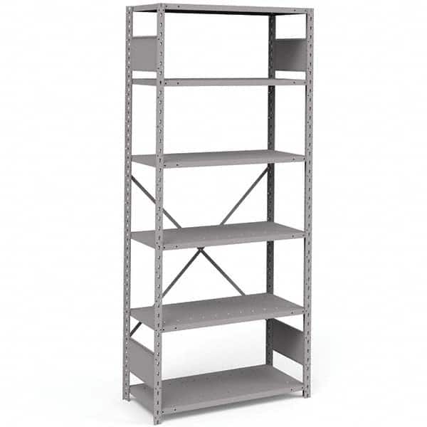 Rousseau Metal - Steel Shelving Type: Shelving Starter or Add-On: Starter - USA Tool & Supply