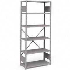Rousseau Metal - Steel Shelving Type: Shelving Starter or Add-On: Starter - USA Tool & Supply