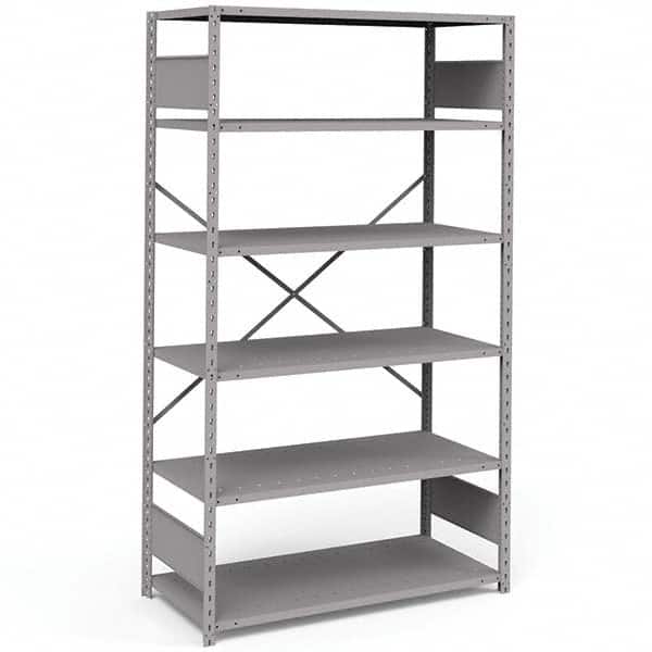 Rousseau Metal - Steel Shelving Type: Shelving Starter or Add-On: Starter - USA Tool & Supply