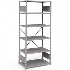 Rousseau Metal - Steel Shelving Type: Shelving Starter or Add-On: Starter - USA Tool & Supply