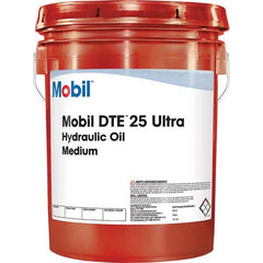 Mobil - 5 Gal Pail Mineral Hydraulic Oil - USA Tool & Supply