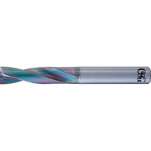 OSG - 3/8" 0° Solid Carbide Screw Machine Drill Bit - USA Tool & Supply