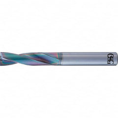 OSG - 0.5906" 0° Solid Carbide Screw Machine Drill Bit - USA Tool & Supply