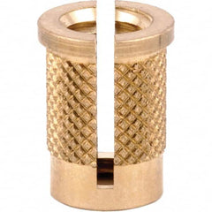 E-Z LOK - Press Fit Threaded Inserts Type: Flanged For Material Type: Plastic - USA Tool & Supply