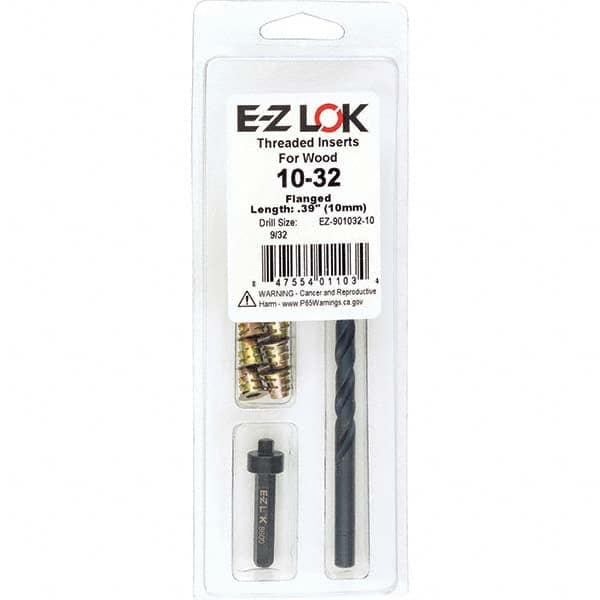 E-Z LOK - Thread Repair Kits Insert Thread Size (Inch): #10-32 Includes Drill: Yes - USA Tool & Supply