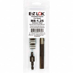 E-Z LOK - Thread Repair Kits Insert Thread Size (mm): M8x1.25 Includes Drill: Yes - USA Tool & Supply