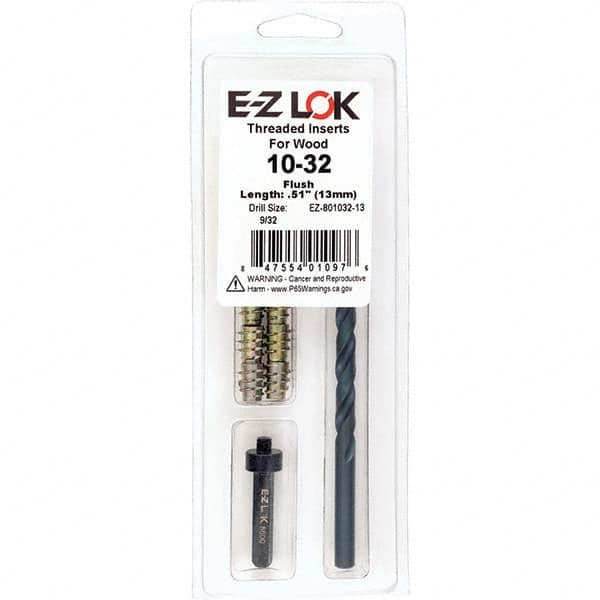 E-Z LOK - Thread Repair Kits Insert Thread Size (Inch): 1/4-20 Includes Drill: Yes - USA Tool & Supply
