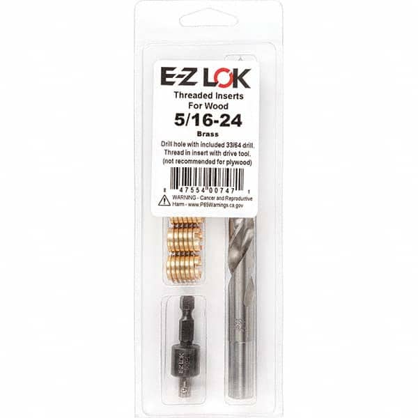 E-Z LOK - Thread Repair Kits Insert Thread Size (Inch): 5/16-24 Includes Drill: Yes - USA Tool & Supply